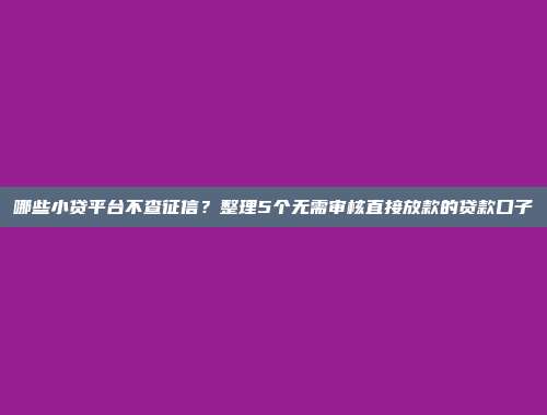 信用差的借款者选择！2024年5个简单借款的口子app揭晓